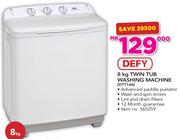 Defy 8Kg Twin Tub Washing Machine DTT166