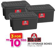 Big Jim Storage Boxes-3x25Ltr