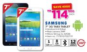Samsung 7" 3G Tab 3 Tablet-Each
