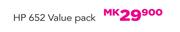 HP 652 Value Pack
