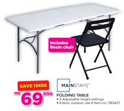 Mainstays Folding Table