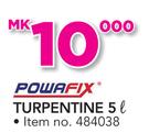 Powafix Turpentine-5Ltr