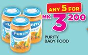 Purity Baby Food-Any 5
