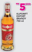 Klipdrift Export Brandy-750ml