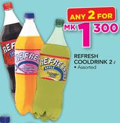 Refresh Cooldrink Assorted-2x2Ltr