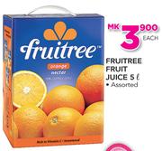 Fruitree Fruit Juice Assorted-5Ltr