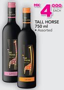 Tall Horse Assorted-750ml Each
