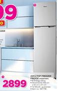 Hisense 220Ltr Top Freezer Fridge H220TWH