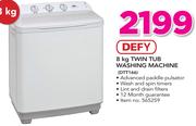 Defy 8Kg Twin Tub Washing Machine DTT166