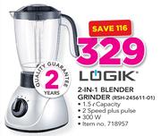 Salton 2-In-1 Blender Grinder RSH-245611-01