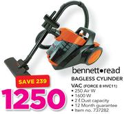 Bennett Read Bagless Cylinder Vacuum Force 8 HVC11