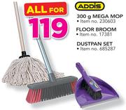Addis 300g Mega Mop, Floor Broom And Dustpan Set