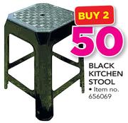 Black Kitchen Stool-For 2