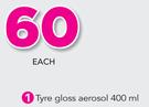 Shield Tyre Gloss Aerosol-400ml