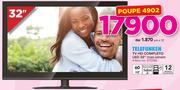 Telefunken 32" HD Completo LED TV TLED-32FHDP