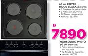 Defy 60Cm Hob Solido Preto DBO458