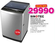 Sinotec 13Kg Maquina De Lavar Roupa Com Carregamento Superior T1311LS