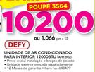 Defy 12000 BTU Unidade De AR Condicionado Para Interior AH12H2