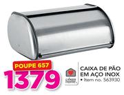 Always Home Caixa de pão Em Aço Inox