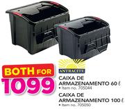 Antracite Caixa de Armazenamento 60 and 100Ltr