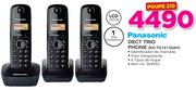 Panasonic Dect Trio Phone KX-TG1613SAH
