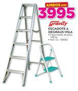 Gravity Escadote 6 Degraus HSL6
