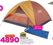 Camp Master Dome 300 Inclui Saco Cama