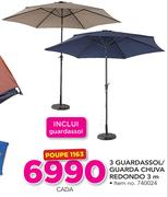 3 Guardassol/Guarda Chuva Redondo 3m-cada