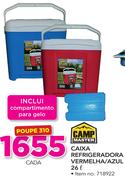 Camp Master 26Ltr Caixa Refrigeradora Vermelha/Azul-cada