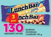 Barras Diversas Cadbury-3x40g