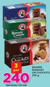 Bakers Romany Or Chockits-3x200g