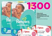 Fraldas Descartáveis Pampers Active Baby