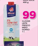 Clover Leite Fresco Meio Gordo 1 Ltr