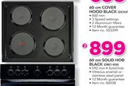 Defy 60Cm Solid Hob Black DBO458