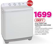 Defy 8Kg Twin Tub Washing Machine DTT166
