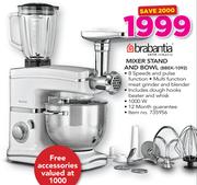 Brabantia Mixer Stand And Bowl BBEK-1092+ Free Accessories