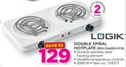 Logik Double Spiral Hotplate RSH-246083-018