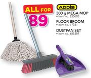 Addis 300g Mega Mop, Floor Broom And Dustpan Set
