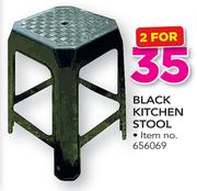 Black Kitchen Stool-For 2