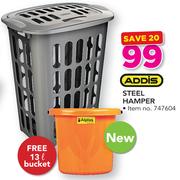 Addis Steel Hamper+ Free 13Ltr Bucket