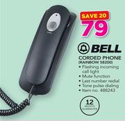 Bell Corded Phone Rainbow 58200