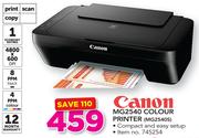 Canon MG2540 Colour Printer