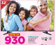 Hisense 32" Satellite Digital TV LHD32K360W