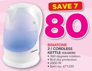 Binatone 2Ltr Cordless Kettle CEJ2030