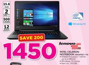 Lenovo Intel Celeron Notebook Ideapad 110