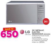 LG 30Ltr Metallic Electric Microwave MS3040S