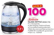 Sunbeam 1.7Ltr Glass Kettle SDGK-170
