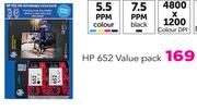 HP 652 Value Pack