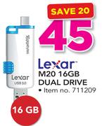 Lexar M20 16GB Dual Drive
