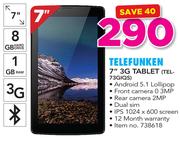 Telefunken 7" 3G Tablet TEL-73GIQS